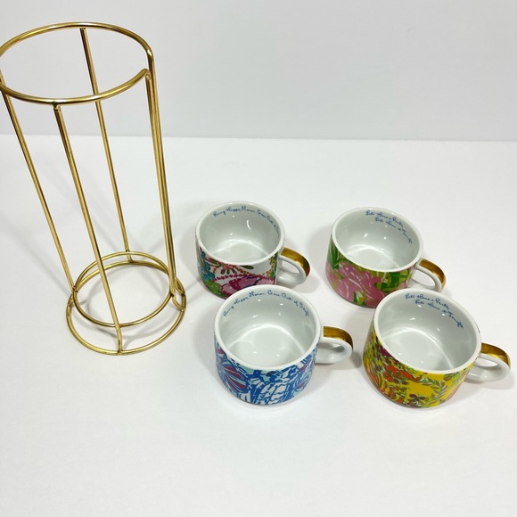 NWOT Lilly Pulitzer for Target Porcelain Stacking Coffee Mug - Picture 6 of 7